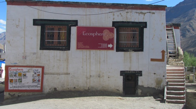 The Ecosphere office in Kaza – where all the social initiatives for Spiti begin to take shape.